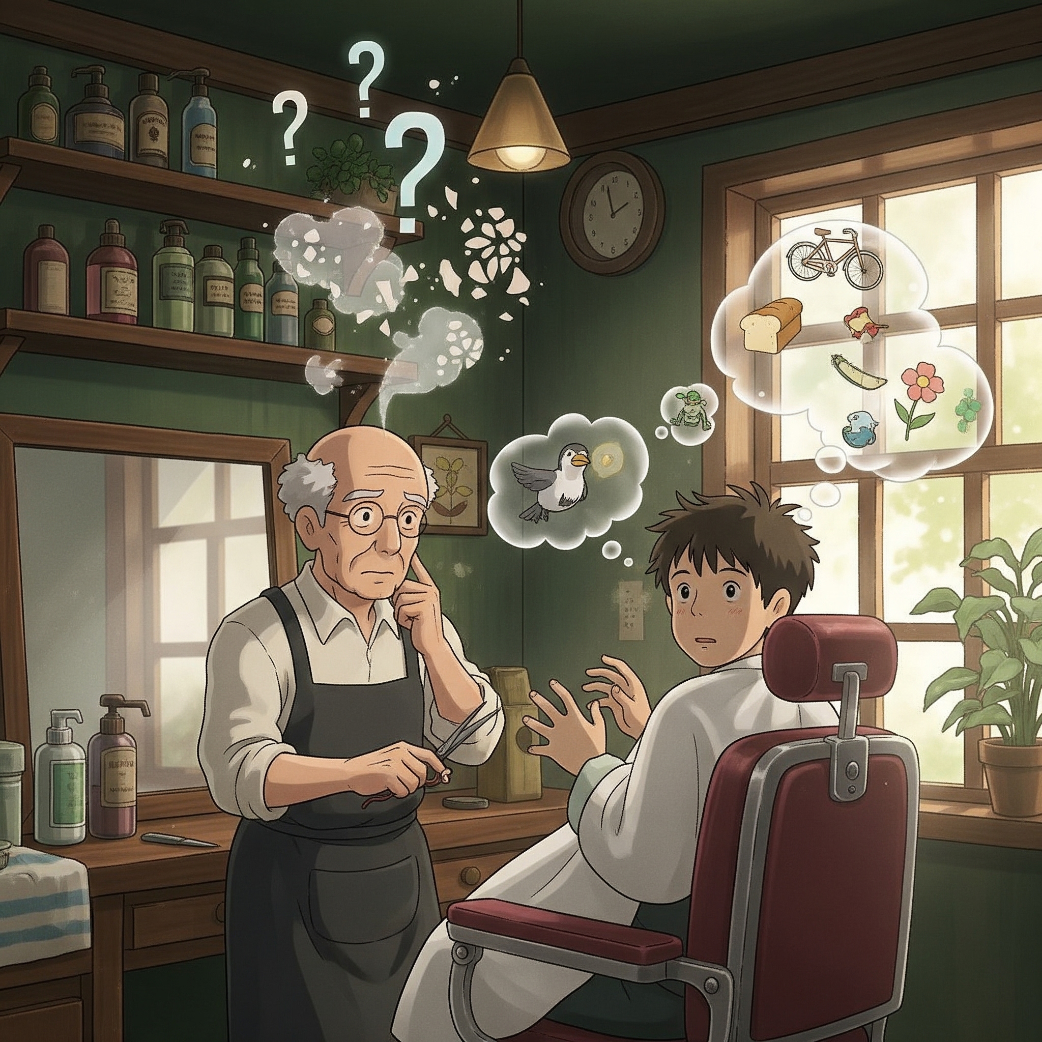 incomprensione con il barrbiere